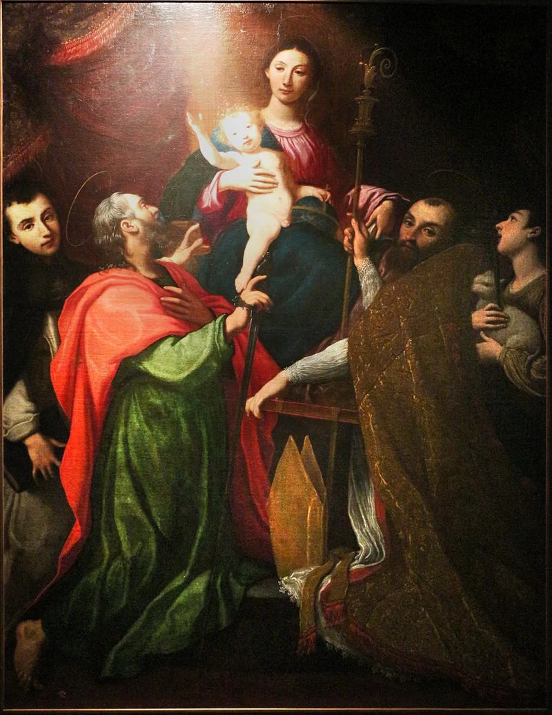 Madonna in trono e santi - Pinacoteca Comunale (Recanati)